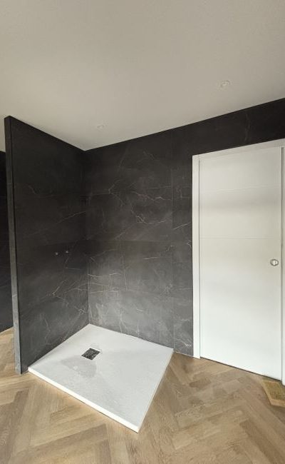 Faïence 120x60cm noir marbré